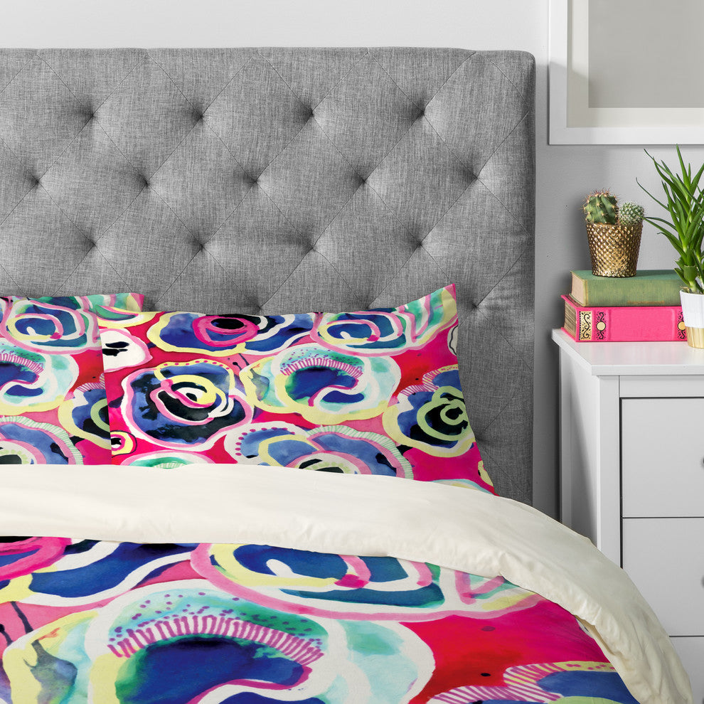 Deny Designs CayenaBlanca Flower Party Pillowcase