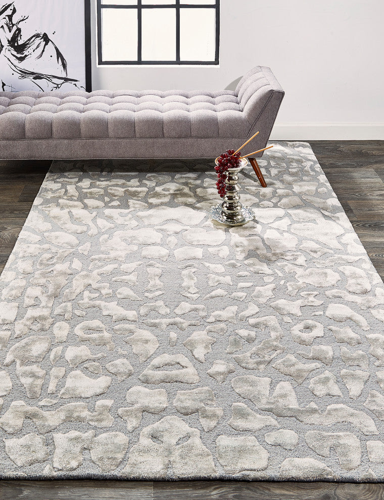 Weave & Wander Malawi Rug, Alloy, 8'x11'