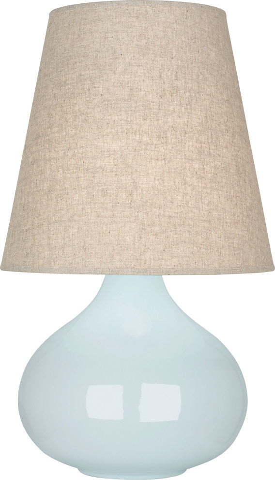 June Accent Lamp, Buff, Baby Blue