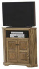 Eagle Furniture Oak Ridge, Tall 41" Wide Corner TV Console, Dark Oak