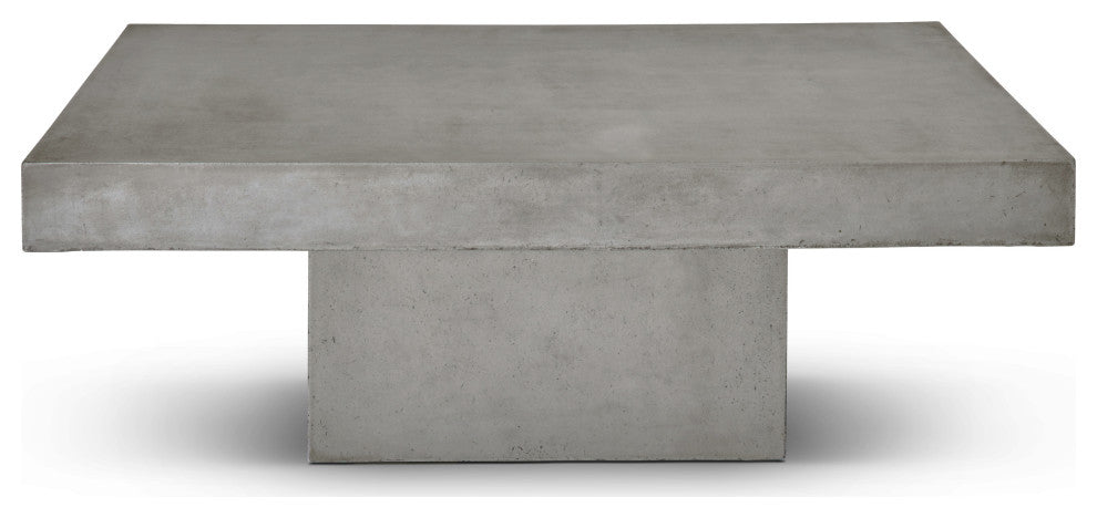 Una Rectangular Coffee Table, Dark Gray