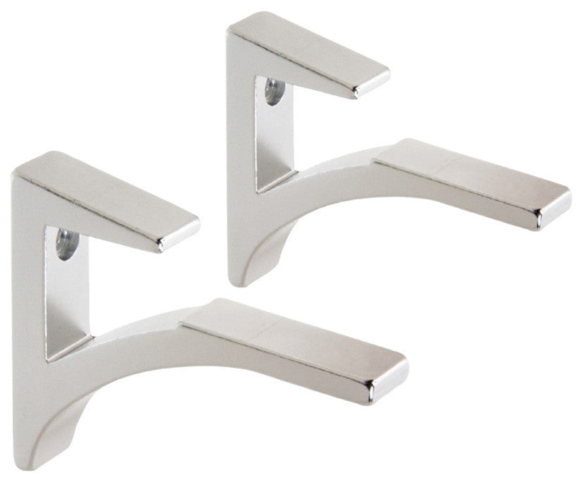 Chrome Aluminium Shelf Bracket