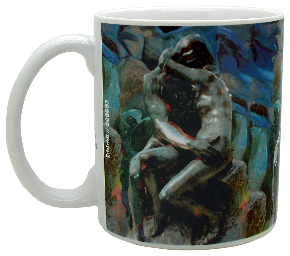 Rodin "The Kiss" Mug Art by Mark Lewis