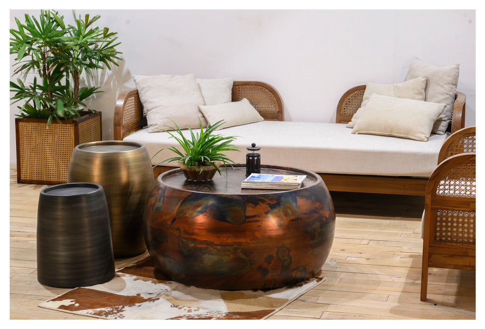 Nest Cane Recycled Teak Daybed