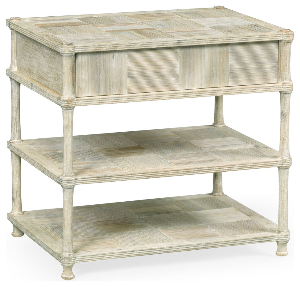 Bobbin Washed Acacia Bedside Chest710X510X666