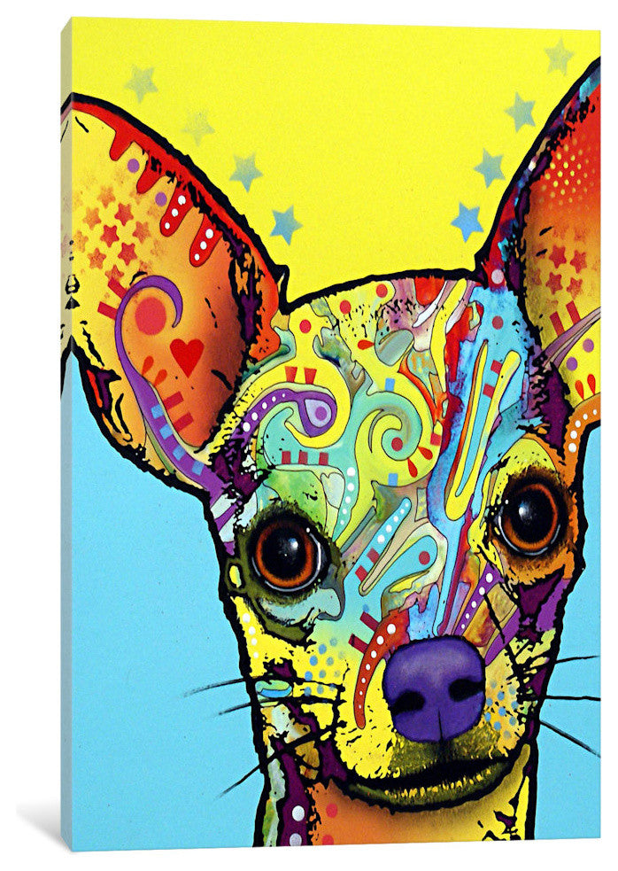 "Chihuahua l" by Dean Russo, 40x26x1.5"