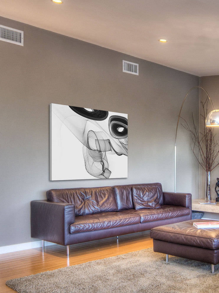 "Abstract Black and White 18-44-44" Print by Irena Orlo