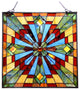 EMMA, Tiffany-glass Window Panel, 24"