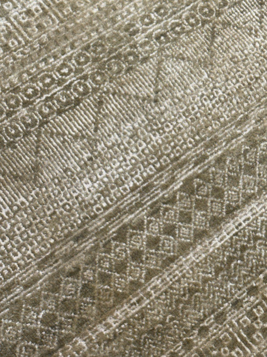 Ivory Color Fine Hand Knotted Modern Rug 7'11"x9'8"