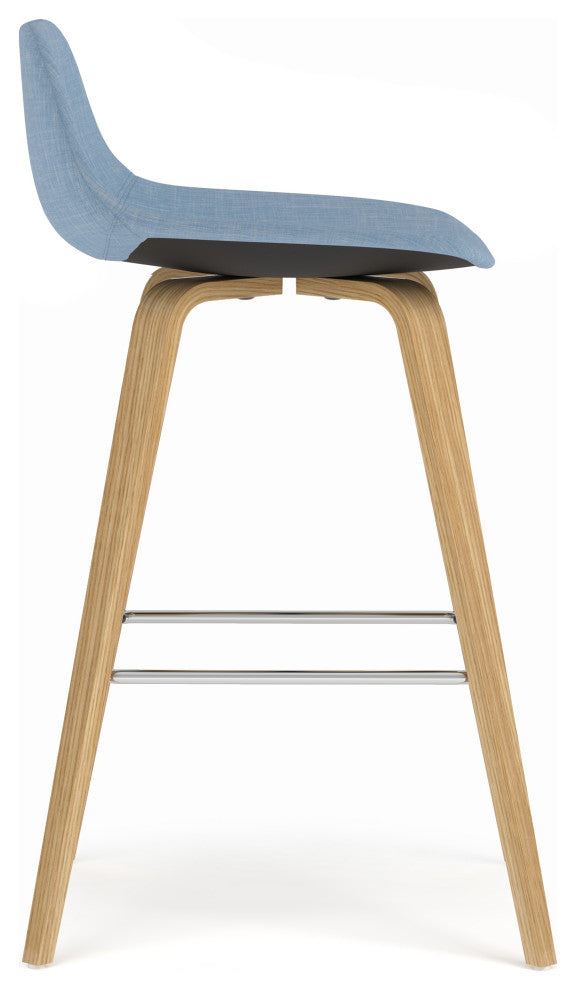 Randolph Bentwood Counter Height Stools, Set of 2, Denim Blue