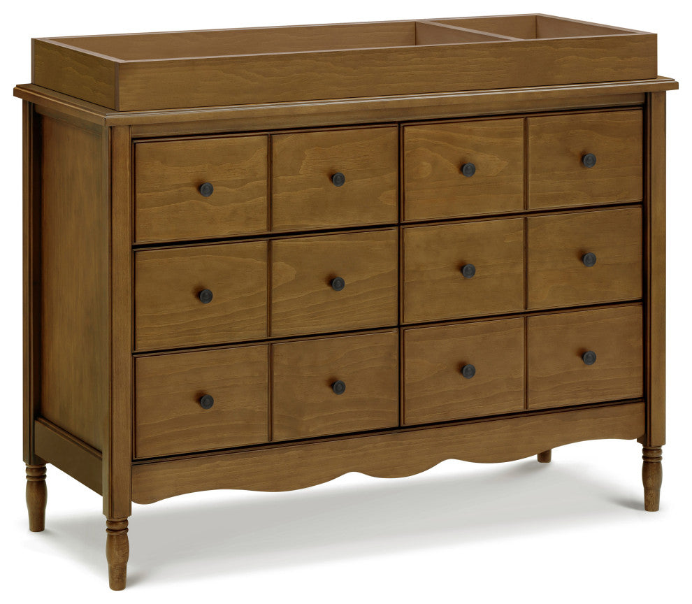 Liberty 6-Drawer Assembled Dresser, Natural Walnut