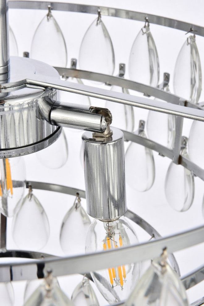 Murphy 16" Flush Mount, Chrome