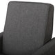 GDF Studio Hinus Indoor Upholstery Club Chair Recliner, Smoky
