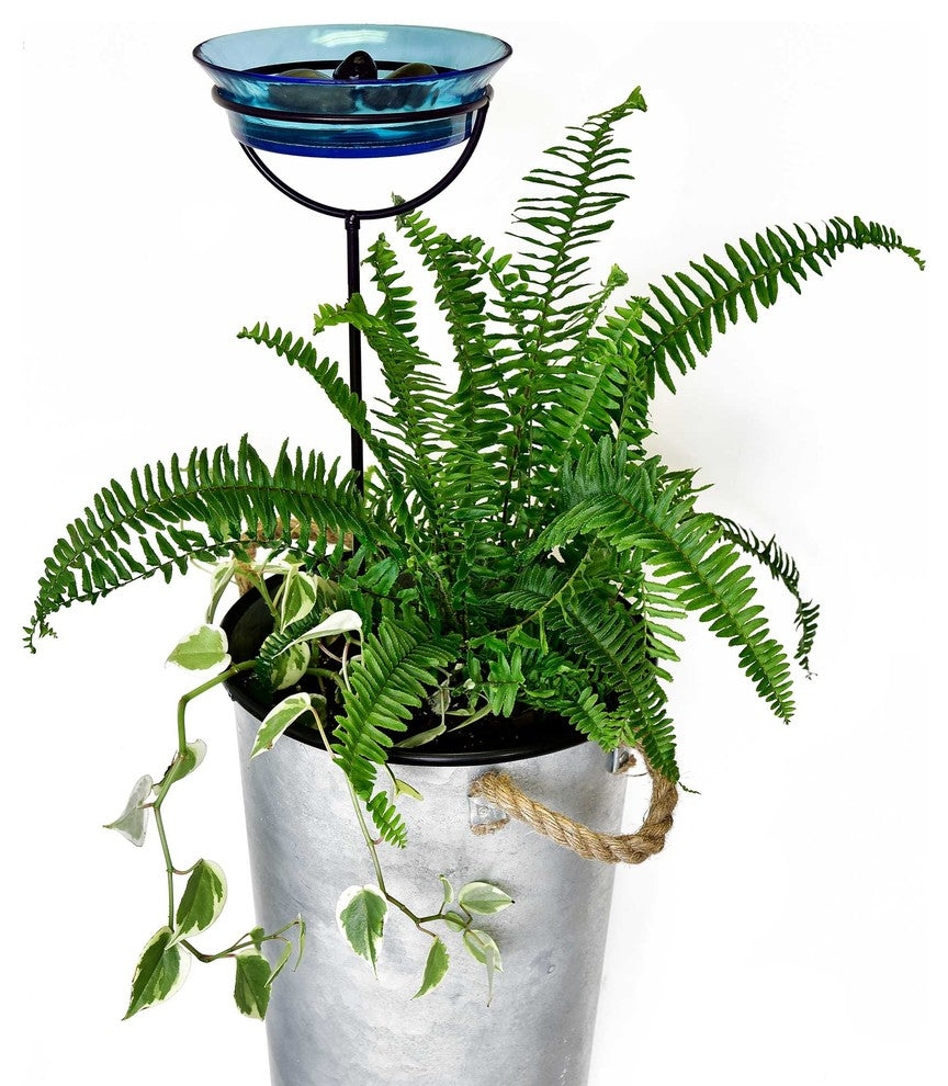 Cuban Garden Stake, Aqua Blue