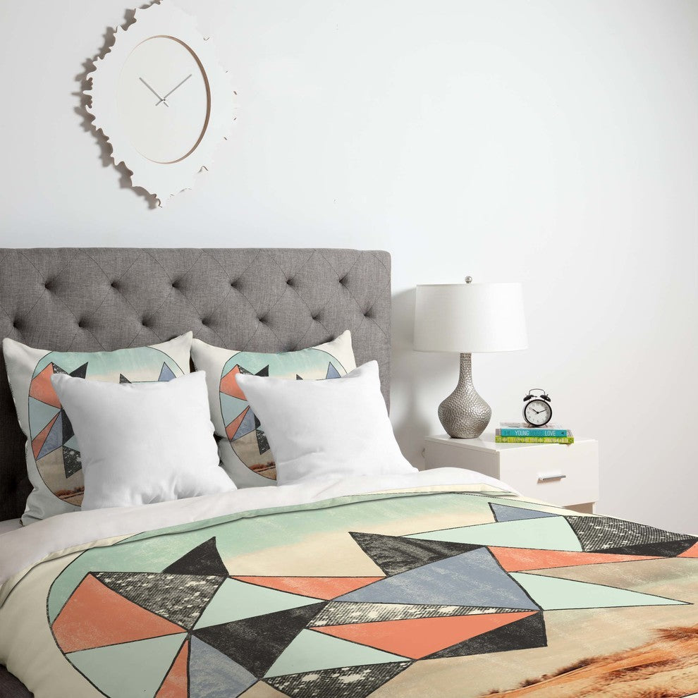 Deny Designs Wesley Bird Dry Spell Duvet Cover - Lightweight
