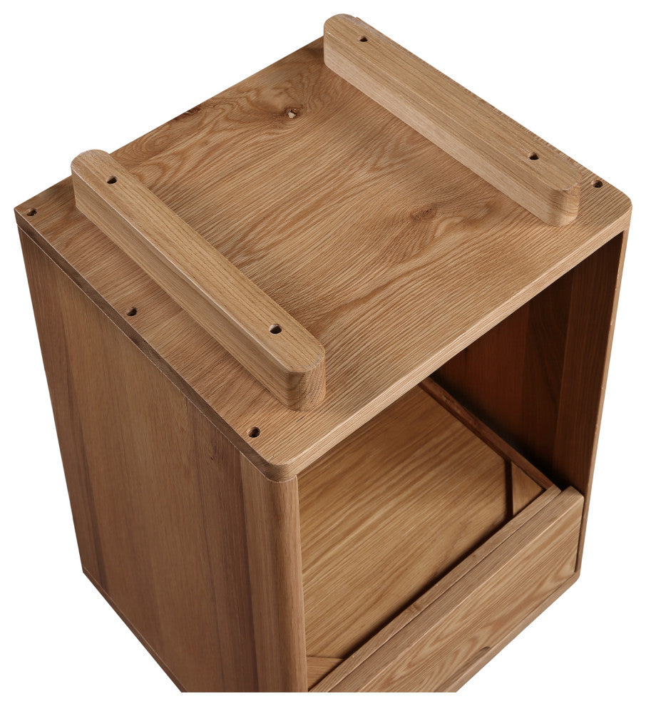 Osamu Oak Nightstand