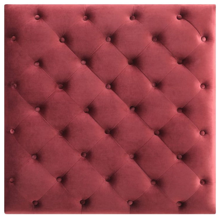 Nola Ottoman, Burgundy