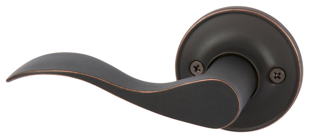 Delaney Hardware Callan Bennett Dummy, Edged Oil Rubbed Bronze, Left-Hand