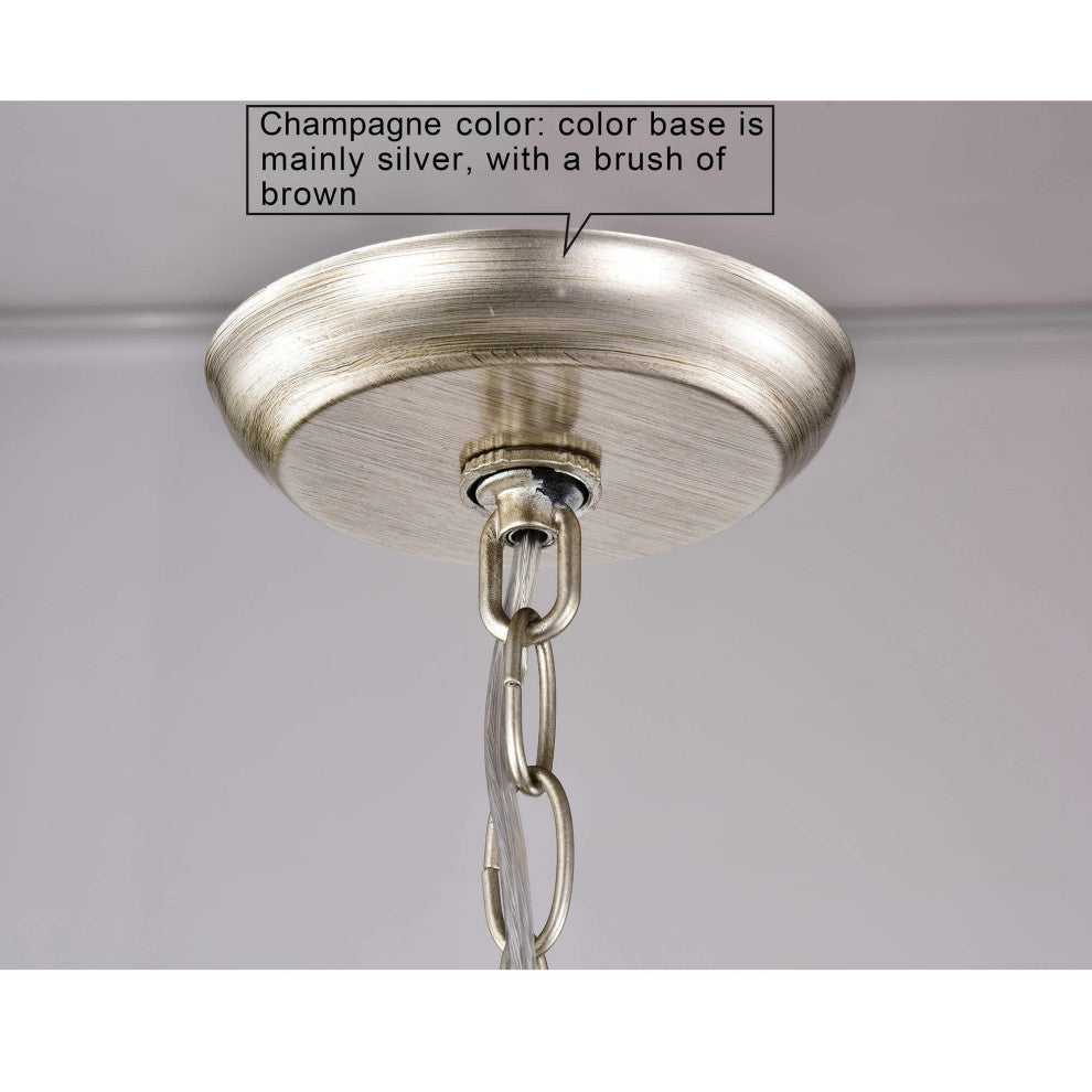 Belle 3-light Crystal Chandelier