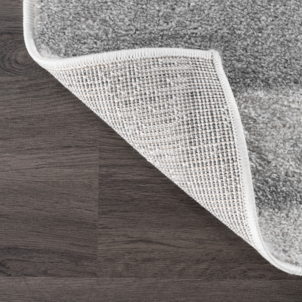 Nuloom Tristan Contemporary Waves Area Rug, Grey 5'x8'