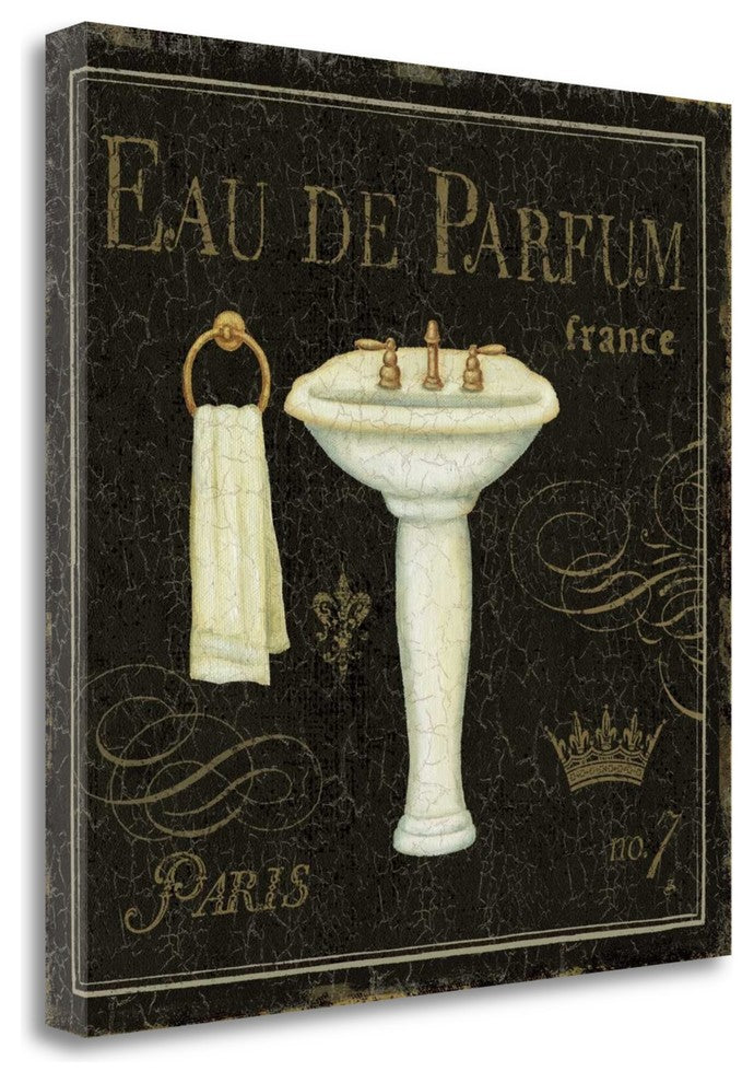 "Bain De Luxe III" By Daphne Brissonnet, Giclee Print on Gallery Wrap Canvas