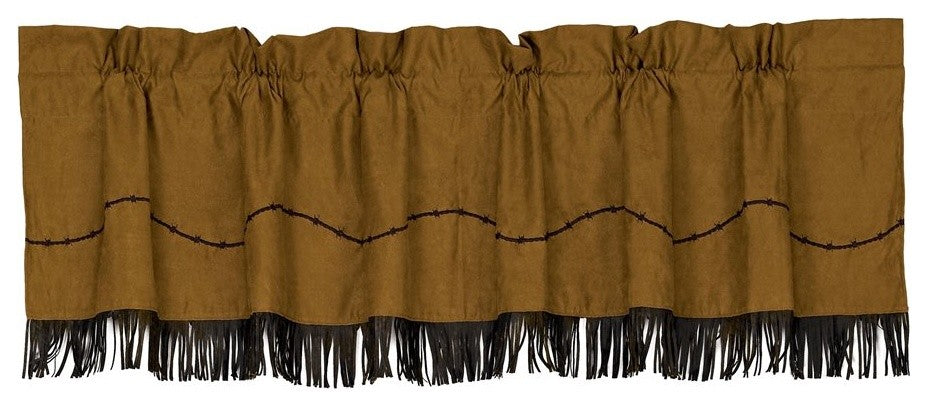 Barbwire Valance With Fringe