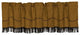 Barbwire Valance With Fringe