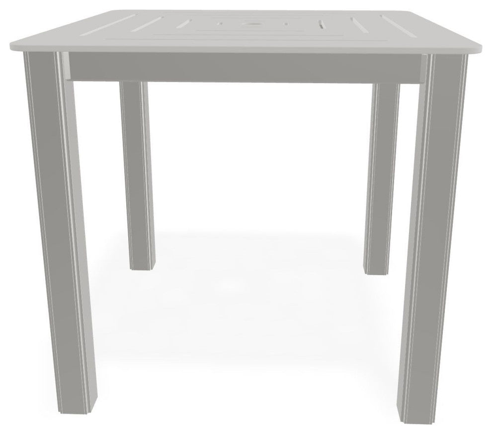 21" Square Marine Grade Aluminum Outdoor End Table