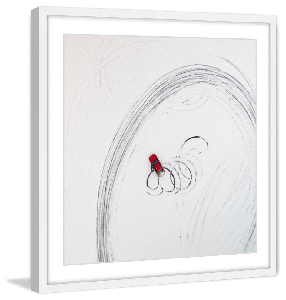 "Snow Donuts" Framed Print by Karolis Janulis