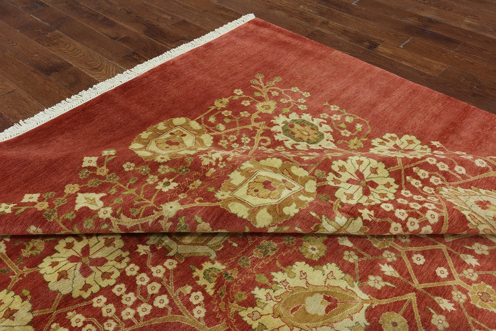 Valley Oriental Hand-Knotted Peshawar Chobi Wool Rug, 9'x12'