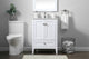 24" SIngle Bathroom Vanity, White