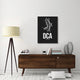 "DCA Washington Airport Black" Fine Art Print