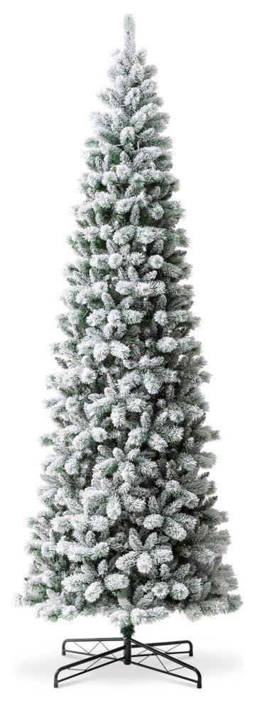 11' Pre-Lit Artificial Christmas Pencil Tree