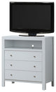 Caldor Media Chest, White