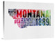 "Montana Word Cloud 2" Fine Art Print