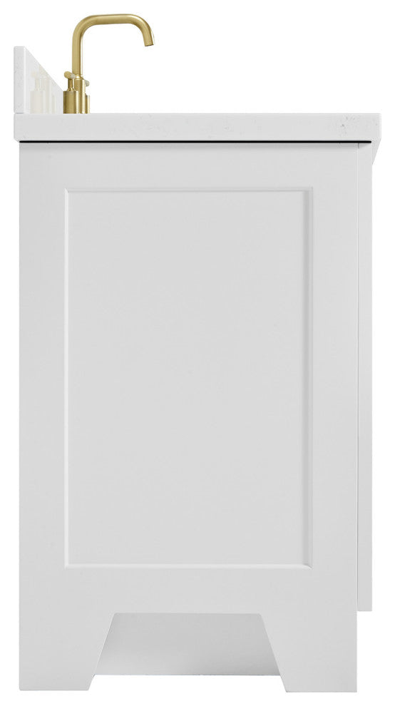 Ariel Taylor 36" Right Offset Single Rectangular Sink Bathroom Vanity