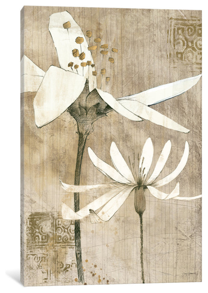 "Pencil Floral II Gallery" by Avery Tillmon, 18x12x1.5"