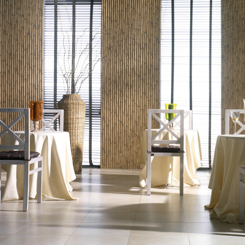 Bamboo Albufera Beige Fluted Ceramic Wall Tile