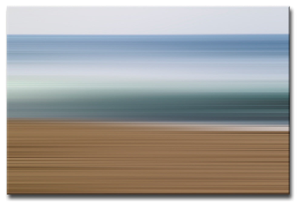 Ready2HangArt 'Blur Stripes XXXVII' Canvas Wall Art, 12 in. Highx16 in. Wide