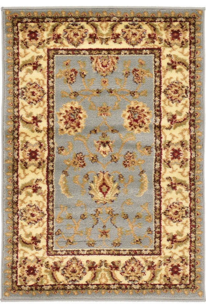 Unique Loom Light Blue St. Louis Voyage 2' 2 x 3' 0 Area Rug