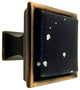 Black Iridescent Mini Nova Crystal Glass Oil Rubbed Bronze Madison Classic Knob