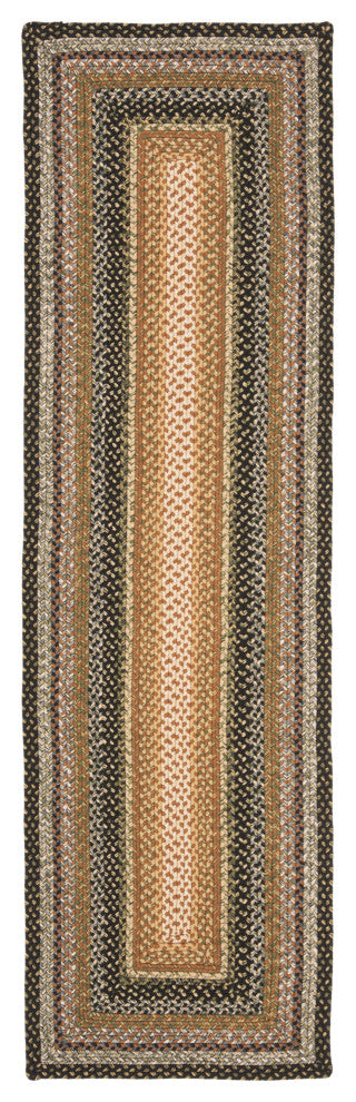 Safavieh Braided BRD308 Rug Machine-Washable, Multi, 2'3"x22'