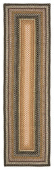 Safavieh Braided BRD308 Rug Machine-Washable, Multi, 2'3"x22'