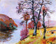 Armand Guillaumin Crozant, Echo Rock, Winter Premium Canvas Print