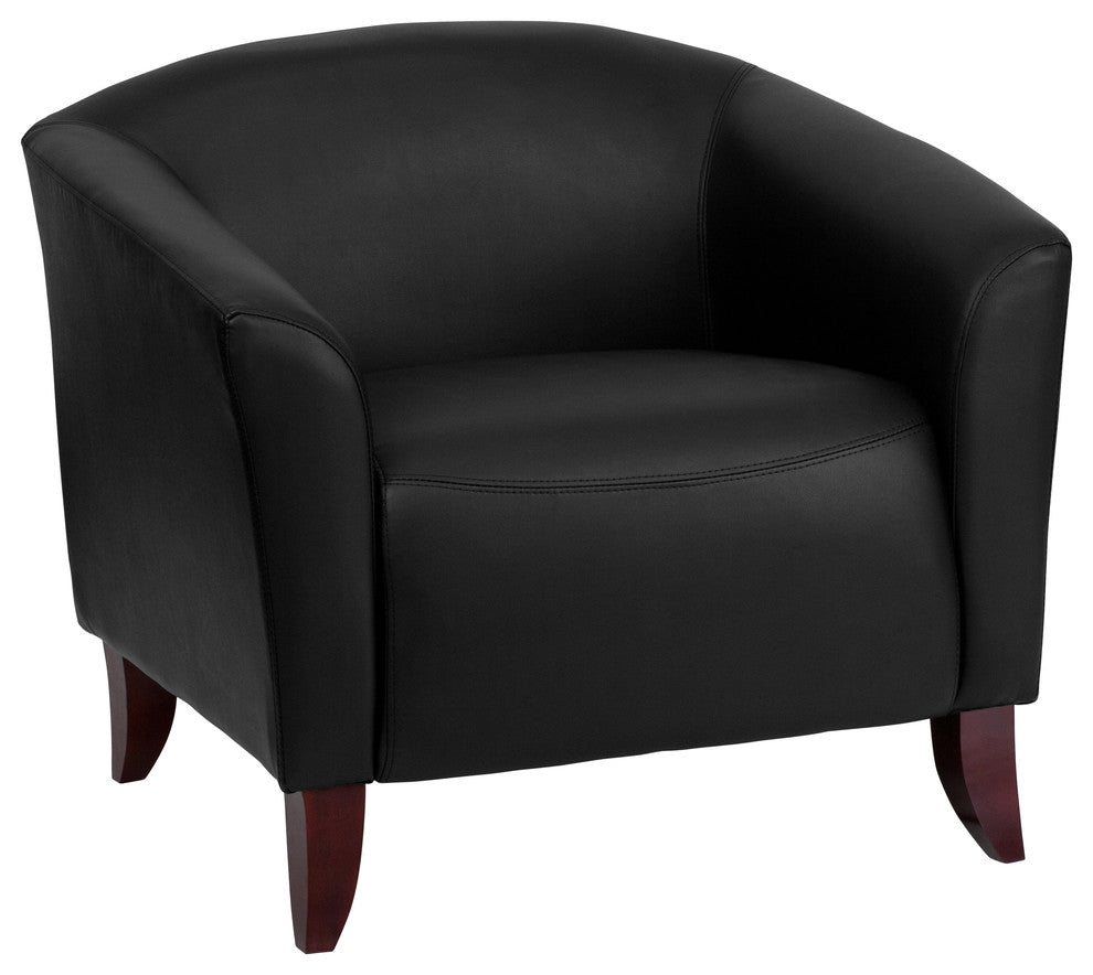 Contemporary Design Black Leather Chair