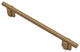 Smooth Bar Pull, Satin Brass, 160mm