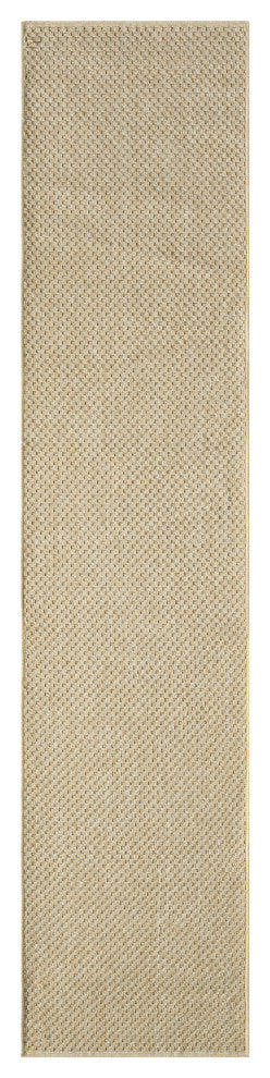 Nourison Tulum 2'2" x 10' Taupe Outdoor Rug