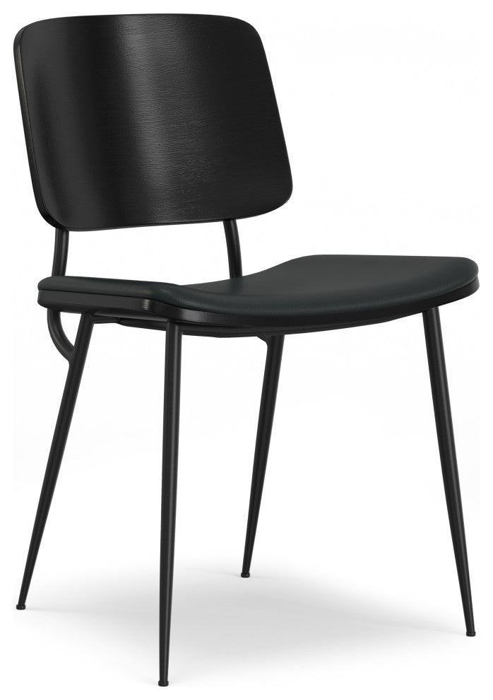 Hayley/Hunter 5-Piece Dining Set, Black