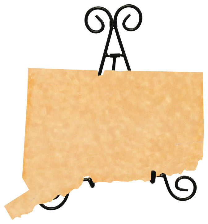 State Shaped Cutting Boards, Natural Bamboo, Connecticut