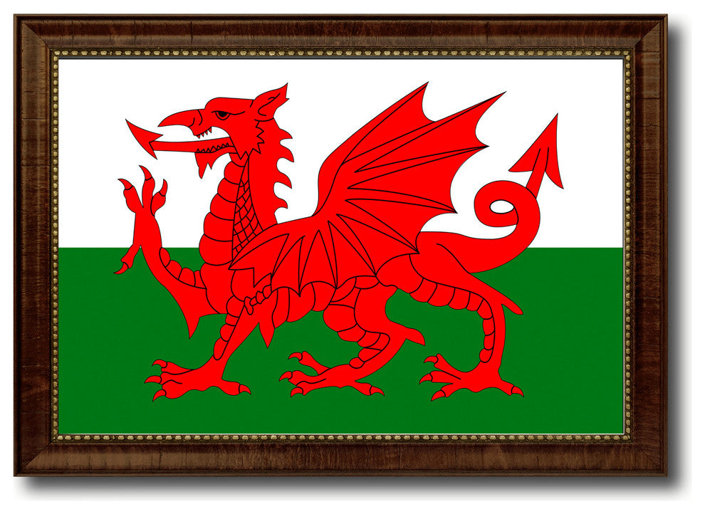 Wales Country Flag Canvas Print, 27"x39"